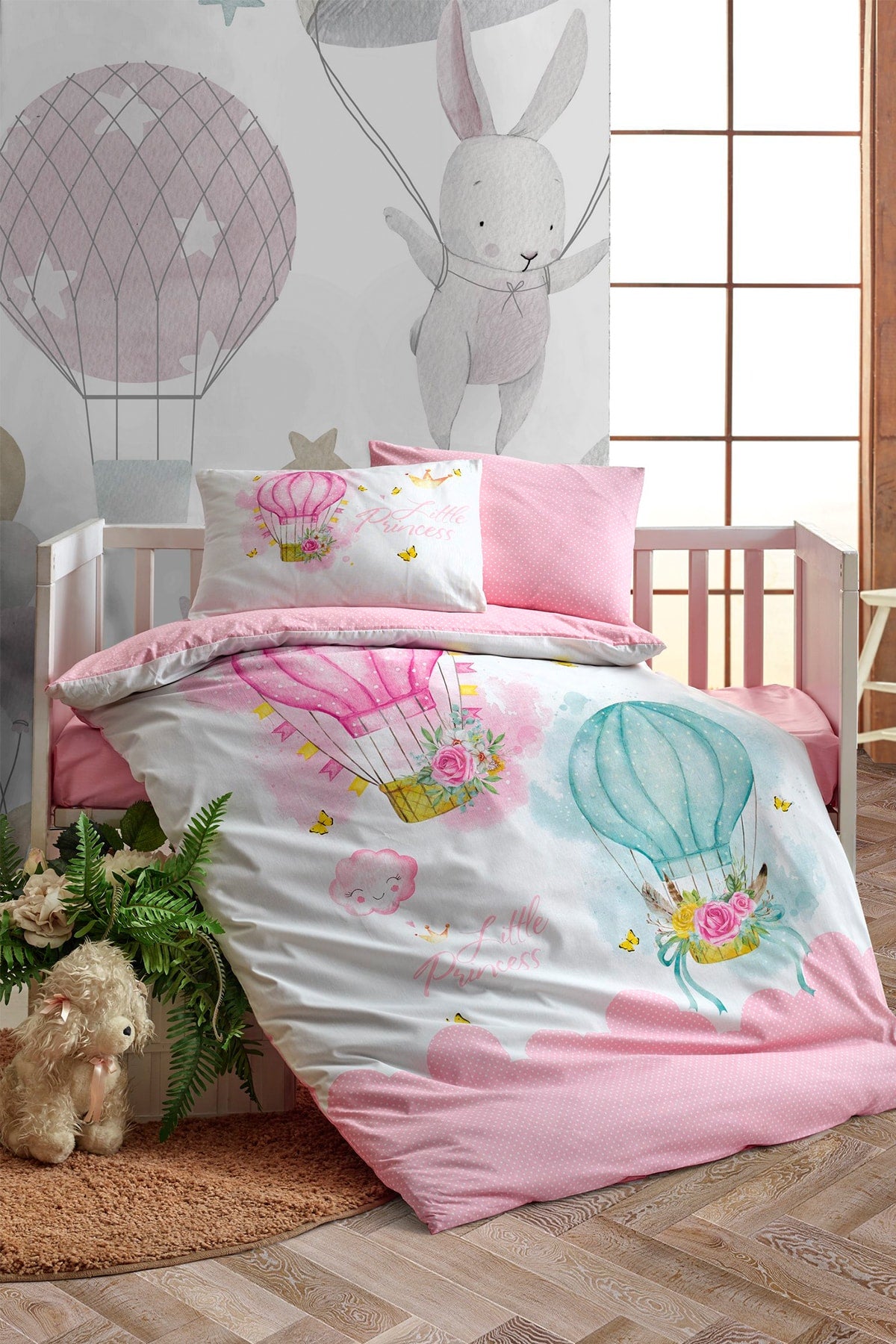 Baby Duvet Cover Set Little Princess Pink