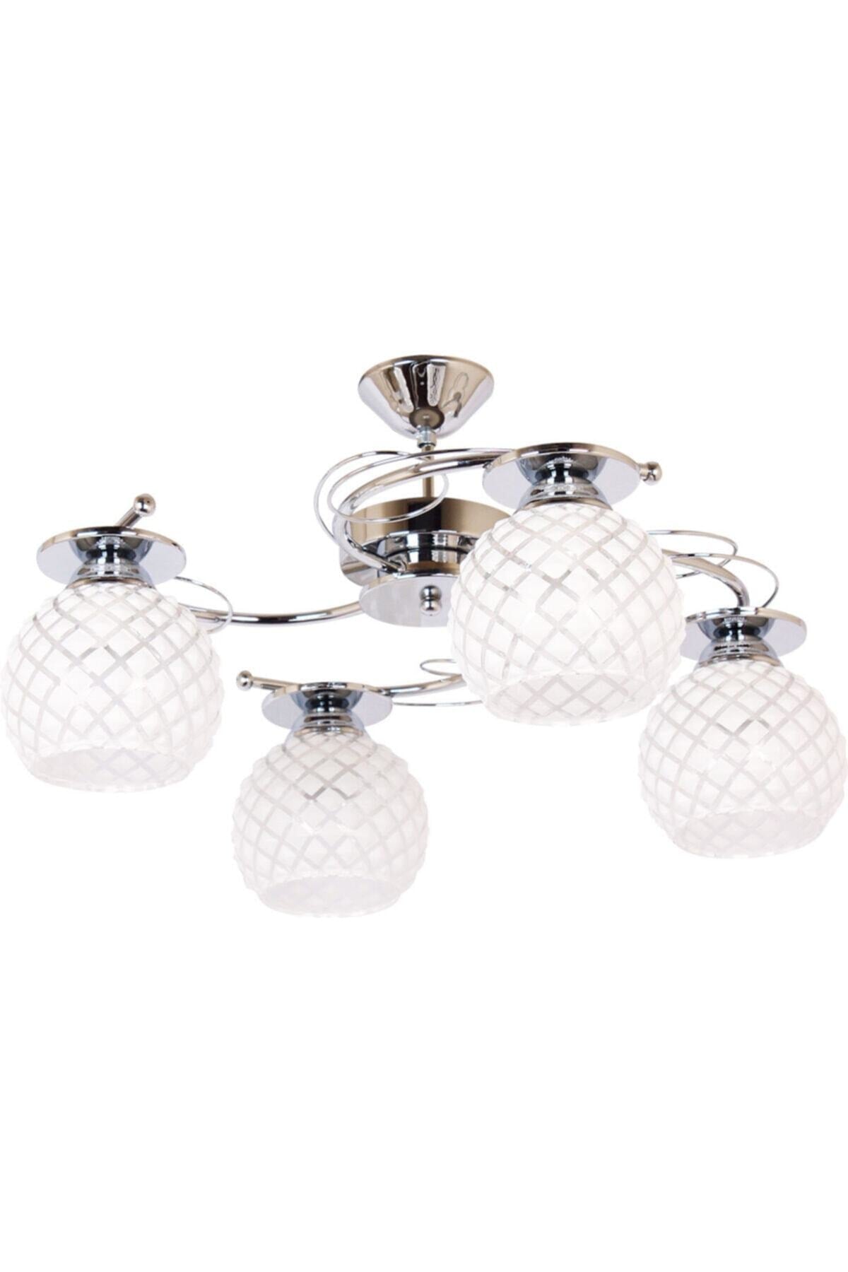 Chandelier Chrome Tuna 4 Piece
