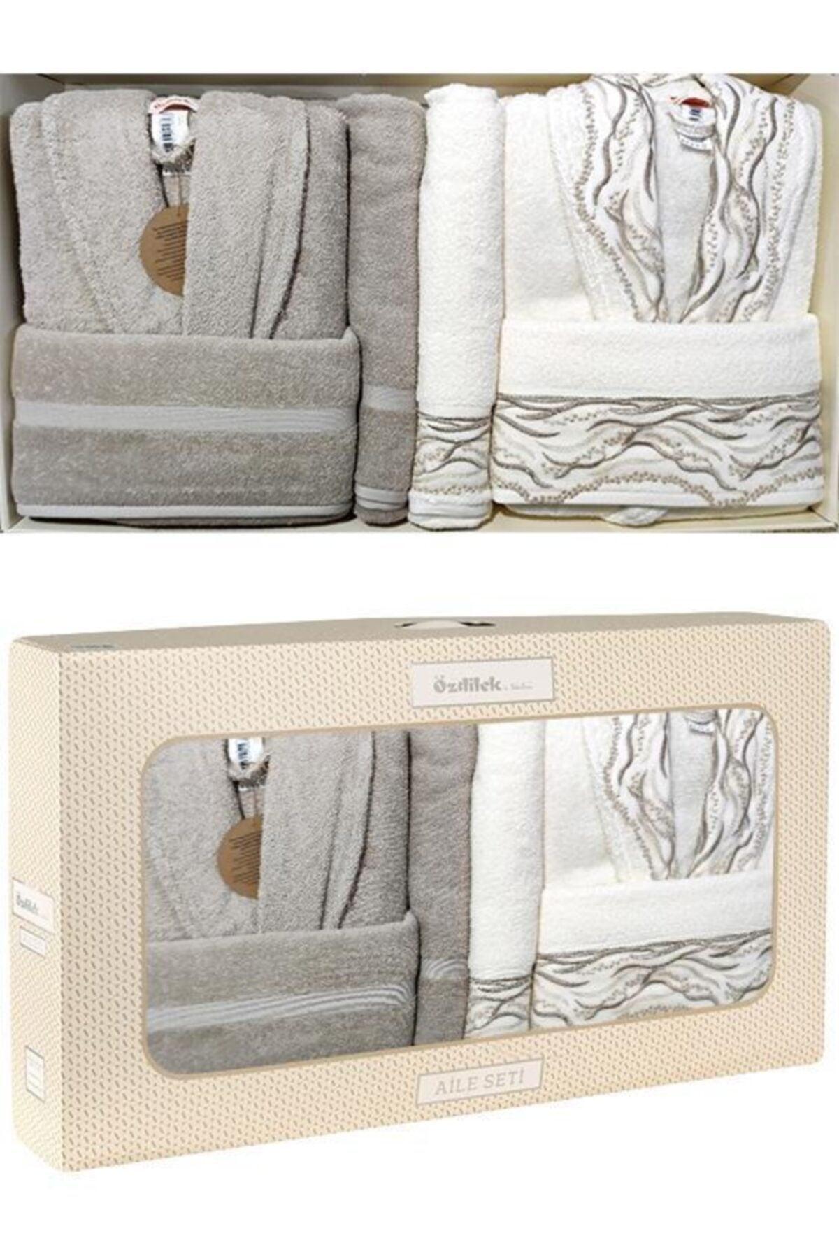 Bathrobe Set Elegant Family Set Double - Swordslife