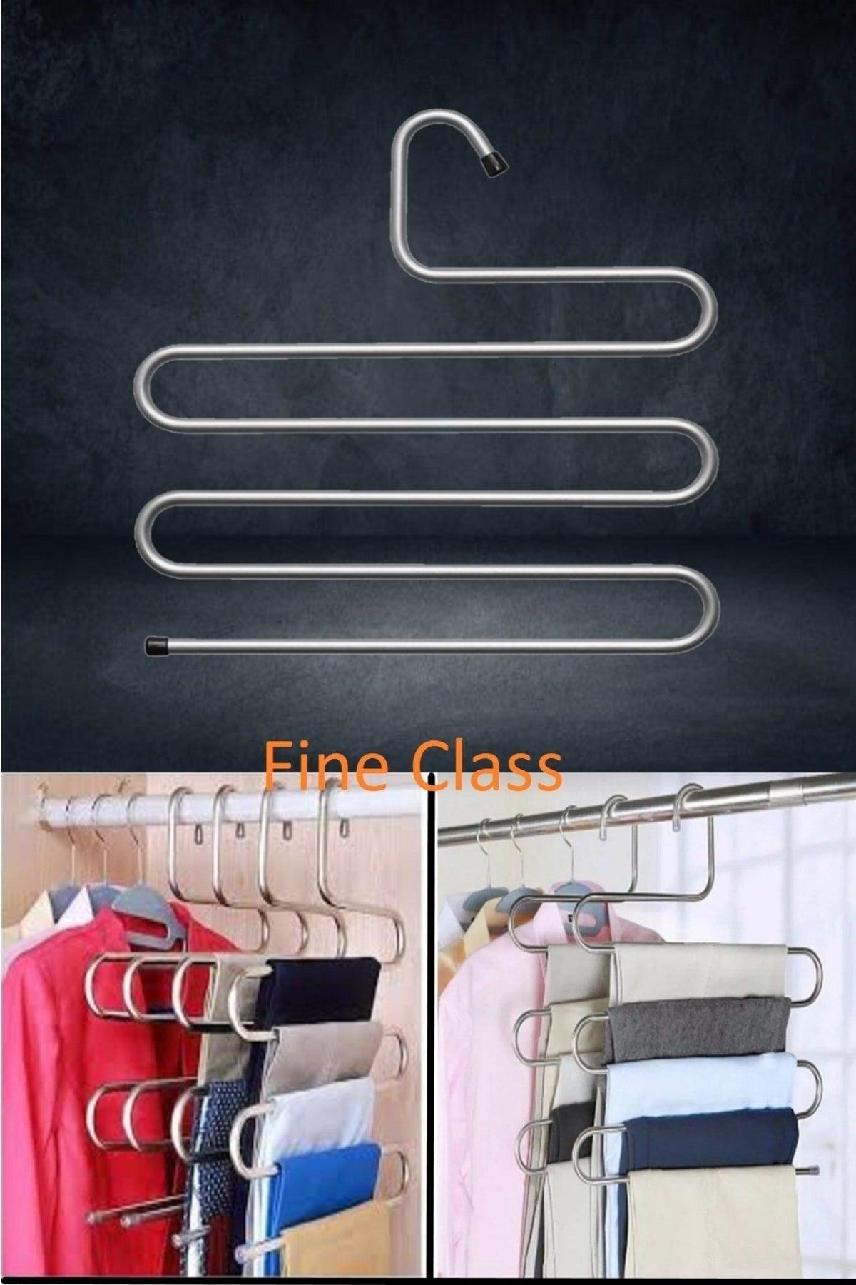 ( 1 Piece ) 5 Layer Trousers Scarf Shawl Hanger Smart Hanger in Wardrobe - Swordslife