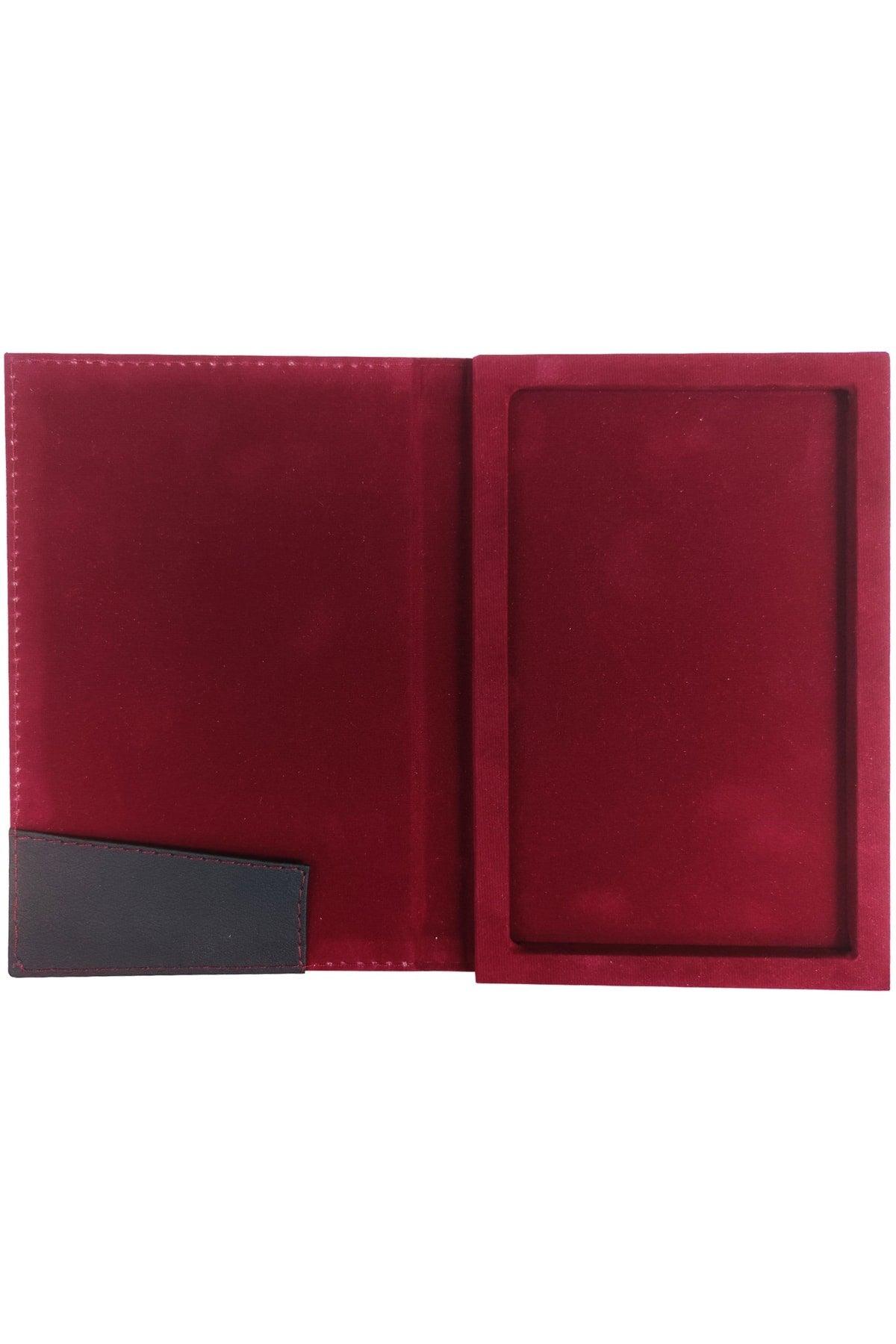 (1 Piece) Leather Accounting Pad Box