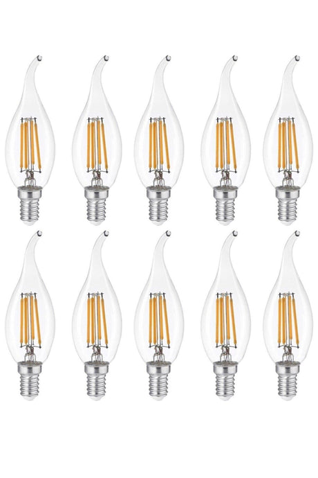 10 Pcs Twisted Spark Plug 780 Lumen Rustic Led Bulb