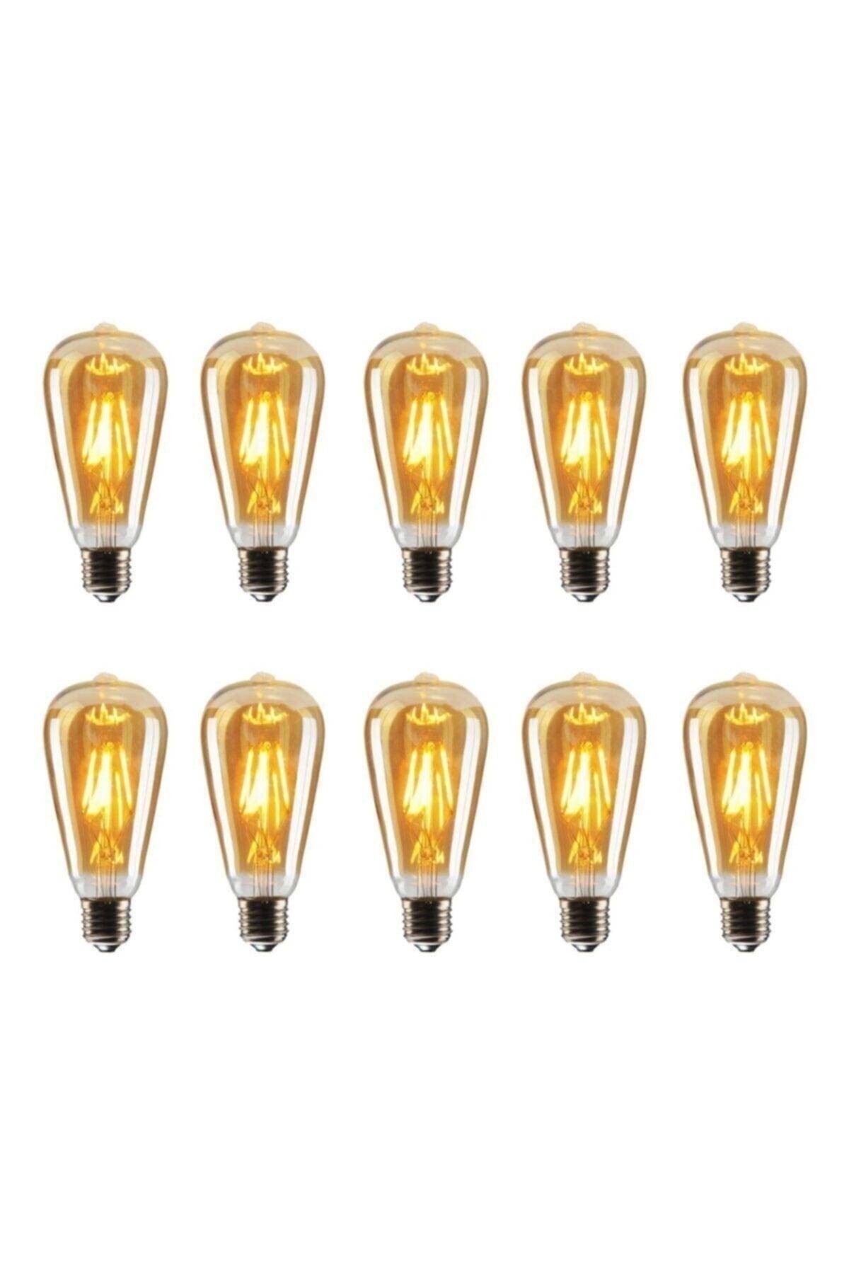 10 Pcs 4 Watt Dimmerable St64 Leds