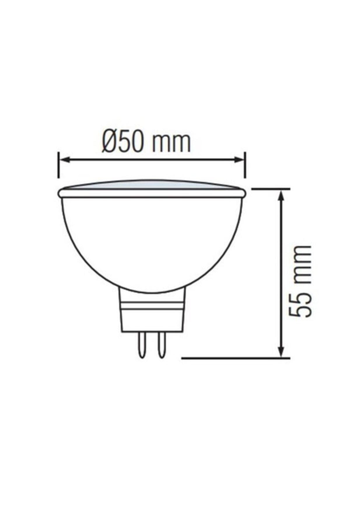 10 Pcs 5w - 40w Mr16 Gu 5.3 Led Bulb White