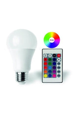 10 Pcs 9watt Dimmer Controlled RGB Bulb