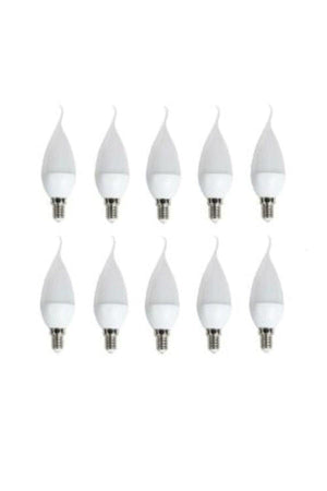 10 Pcs -5 Watt E14 Socket Curved Led Spark Plug