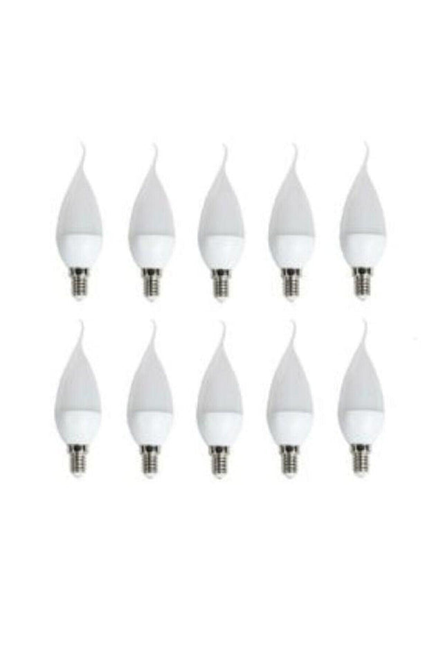 10 Pcs -5 Watt E14 Socket Curved Led Spark Plug