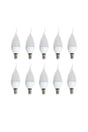 10 Pcs -5 Watt E14 Socket Curved Led Spark Plug