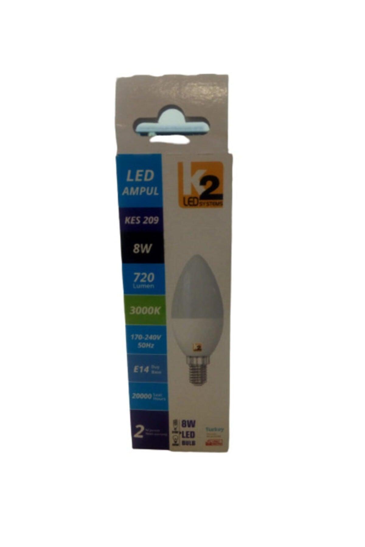 10 Pcs 8w Led Candle Bulb Chandelier Bulb Spark Plug