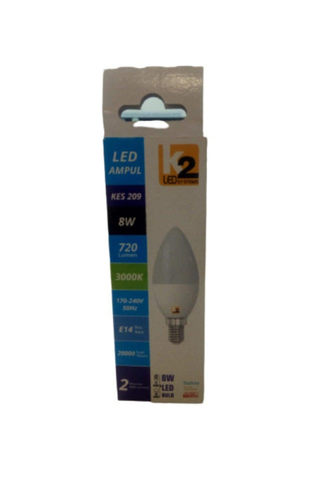 10 Pcs 8w Led Candle Bulb Chandelier Bulb Spark Plug