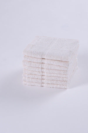 100% Cotton 8 Pcs Beige Kitchen And Guest Towel Set - 8 Pcs Kitchen Towel - Swordslife