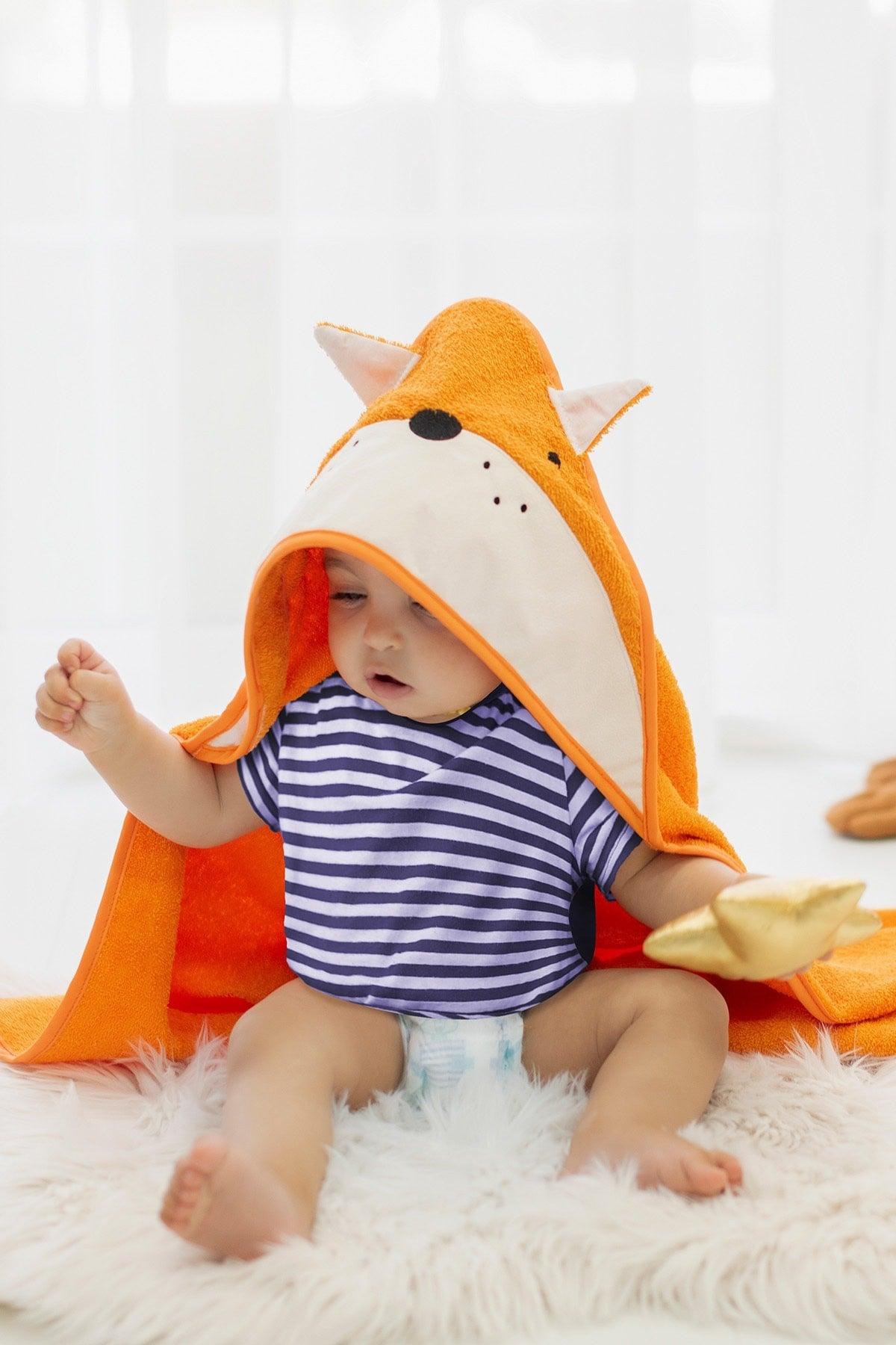 100% Cotton Baby Swaddle Towel- Fox - Swordslife