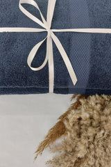 100% Cotton Blue Set of 2 Bath Towels - Set of 2 90x150 - Swordslife