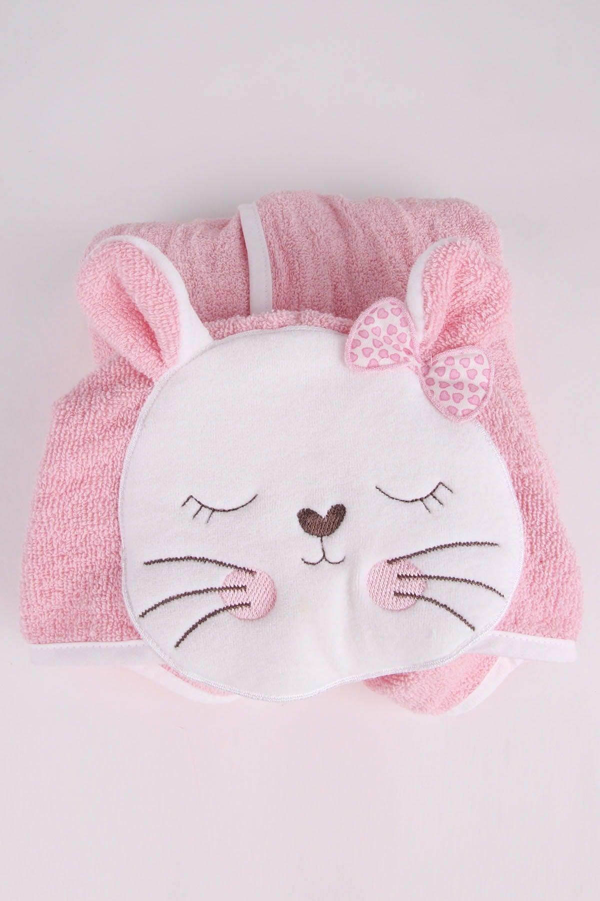 100% Cotton Cat Patterned Baby Bathrobe - Swordslife