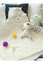 100% Cotton Cream Lamb Pattern Embroidered Baby