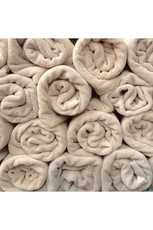 100% Cotton Hand Face Towel Set of 6 Caramel Colored Towels 30x50 - Swordslife