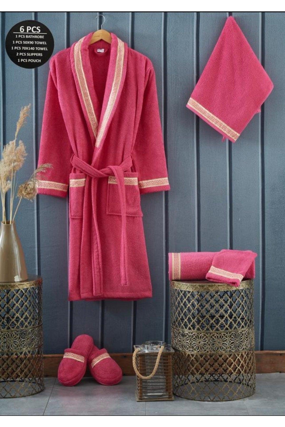 100% Cotton Single Bathrobe Set - Swordslife