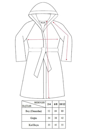 100% Cotton Tiger Embroidery Kids Bathrobe - Swordslife