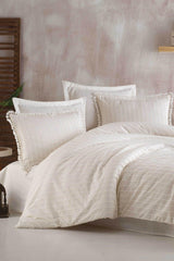 100% Cotton Double Duvet Cover Set with Tassels - Swordslife