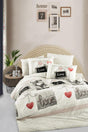 100% Cotton Single Pattern Ranforce Fabric Duvet Cover Set - 160x220 Cm - - Swordslife