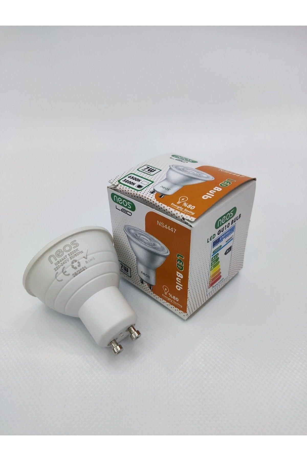 100 Pcs Gu10 Led Bulb 7w 3200k Daylight