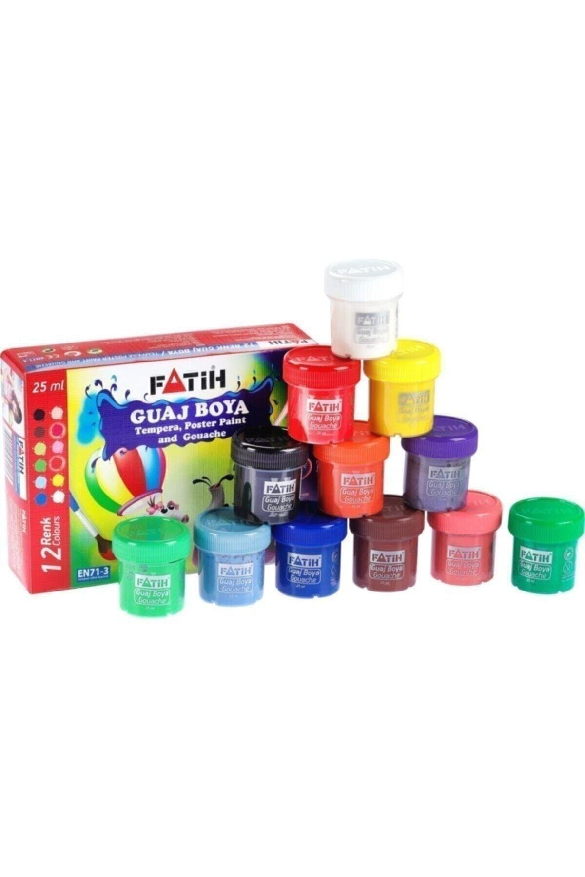 12 Colors 25gr Gouache Paint 504020