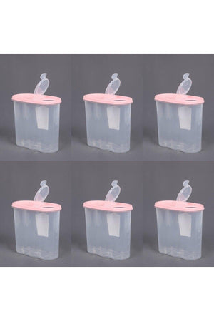 Set of 12 Large Sealed Double Lid Food Storage Container Set 12x 1700 Ml - Swordslife