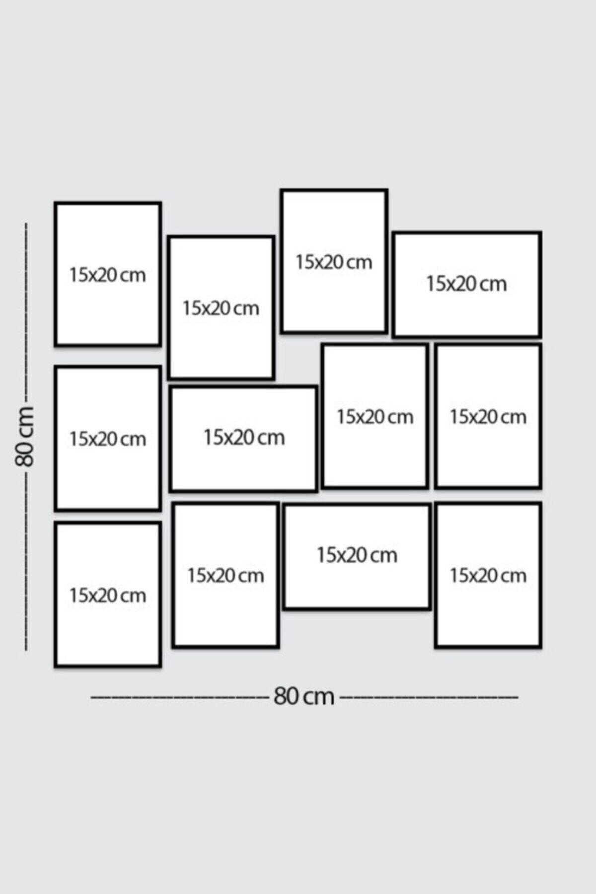 12 Piece Frame View Mdf Table Set - Swordslife