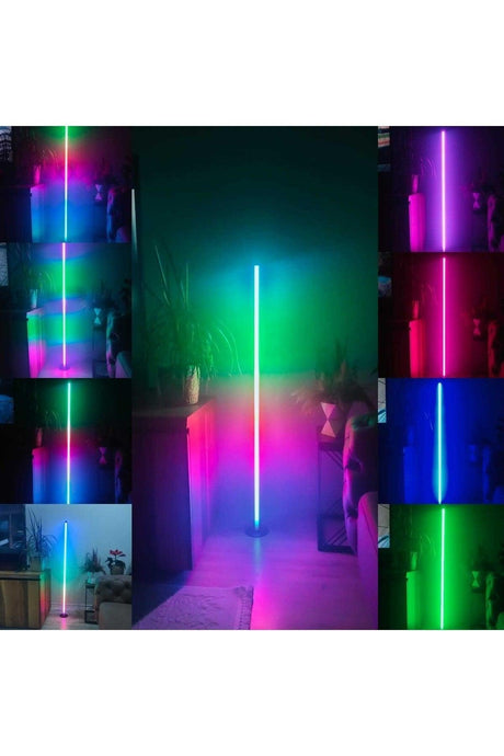 120cm Eco Argb Heytube Controlled Led Floor Lamp Fixed Colors + Animated Sliding Mode Argb - Swordslife