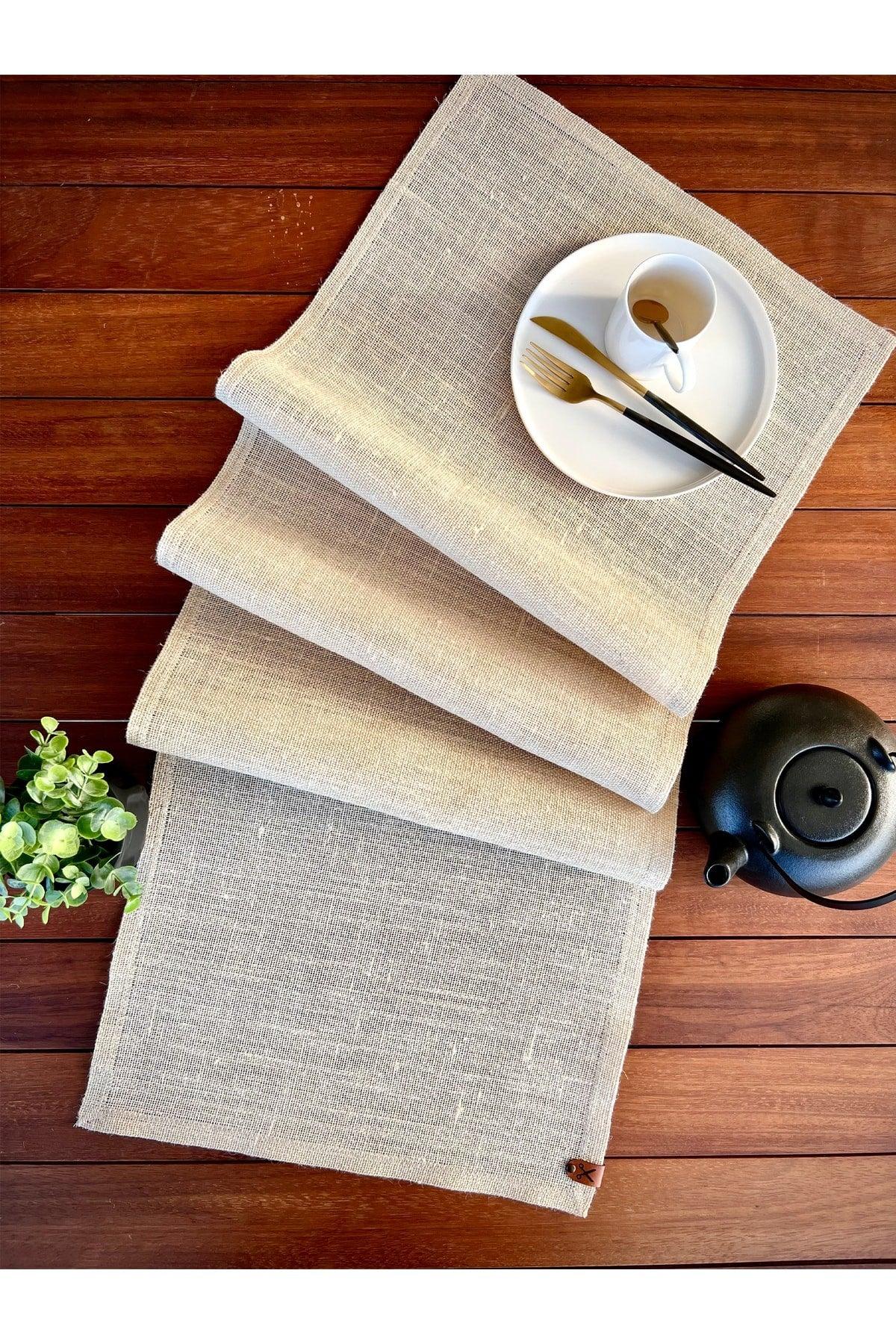 136x36cm Rectangular Straw Jute Runner Ranır /