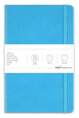 13x21 Elastic Notebook Square Turquoise