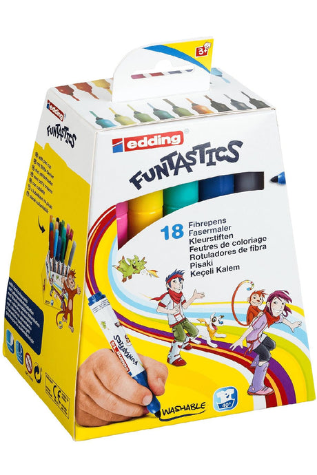 14 Funtastics Thick Tip Felt Pen 18 Colors