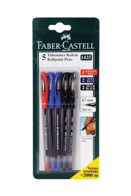 1425 Colored Ballpoint Pen 5 pcs.k.k