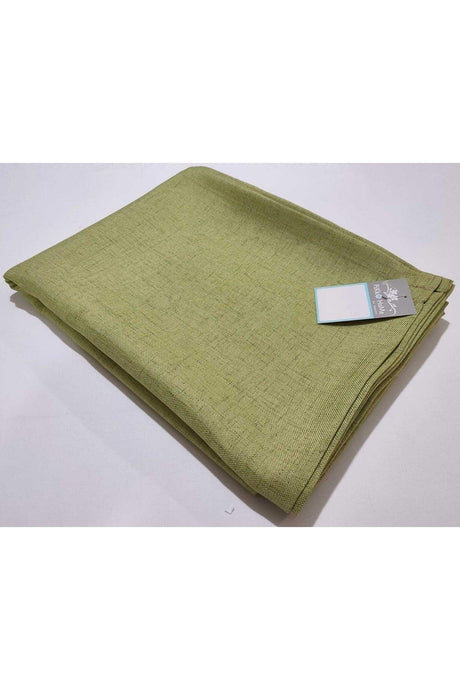 145*220 Cm Pistachio Green Linen Effect Glossy - Swordslife