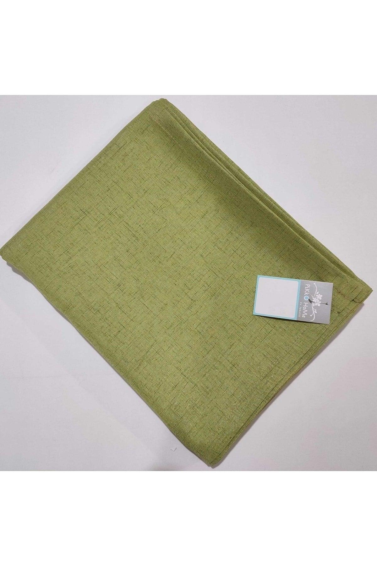 145*220 Cm Pistachio Green Linen Effect Glossy - Swordslife