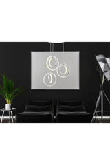 1909-3 Chrome 3 Pcs Led Chandelier - Swordslife