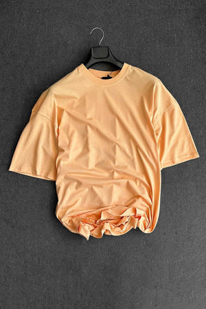 Men'S Honey 2 Yarn Basic Oversize T-Shirt