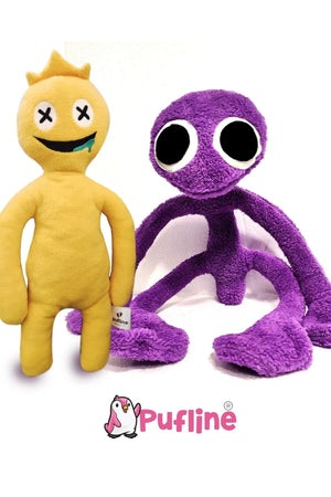 Roblox Rainbow Frend Set Of 2 Yellow Blue & Purple