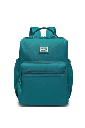 Smartbags School Size Laptop Backpack With Eyes 2022-3124 Petrol