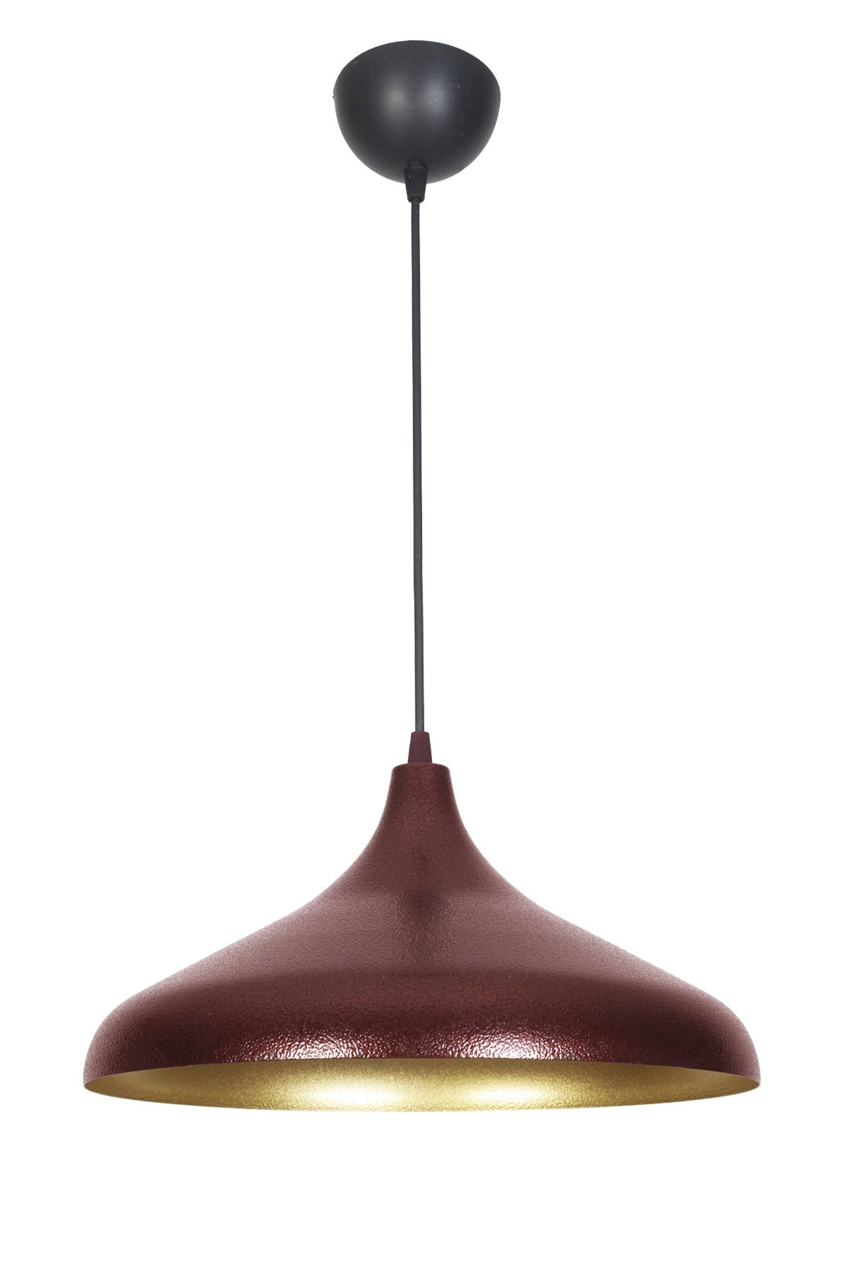 Nil Special Modern Design Claret Red Interior Gold Metal Single Cafe - Kitchen Chandelier