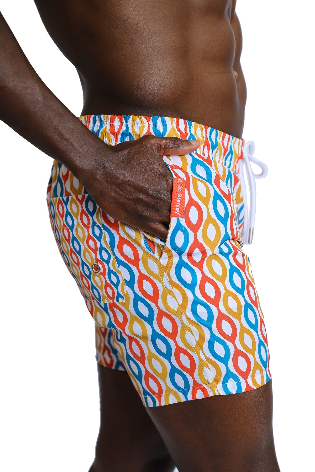 Men'S Patterned Colorful Sea Shorts