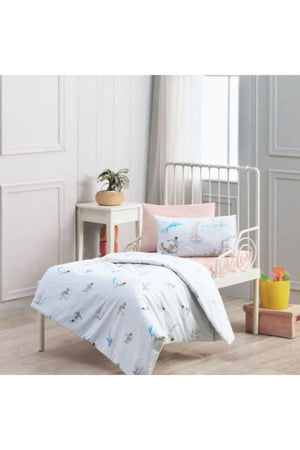 Bubble Percale V1 Baby Duvet Cover Set Salmon