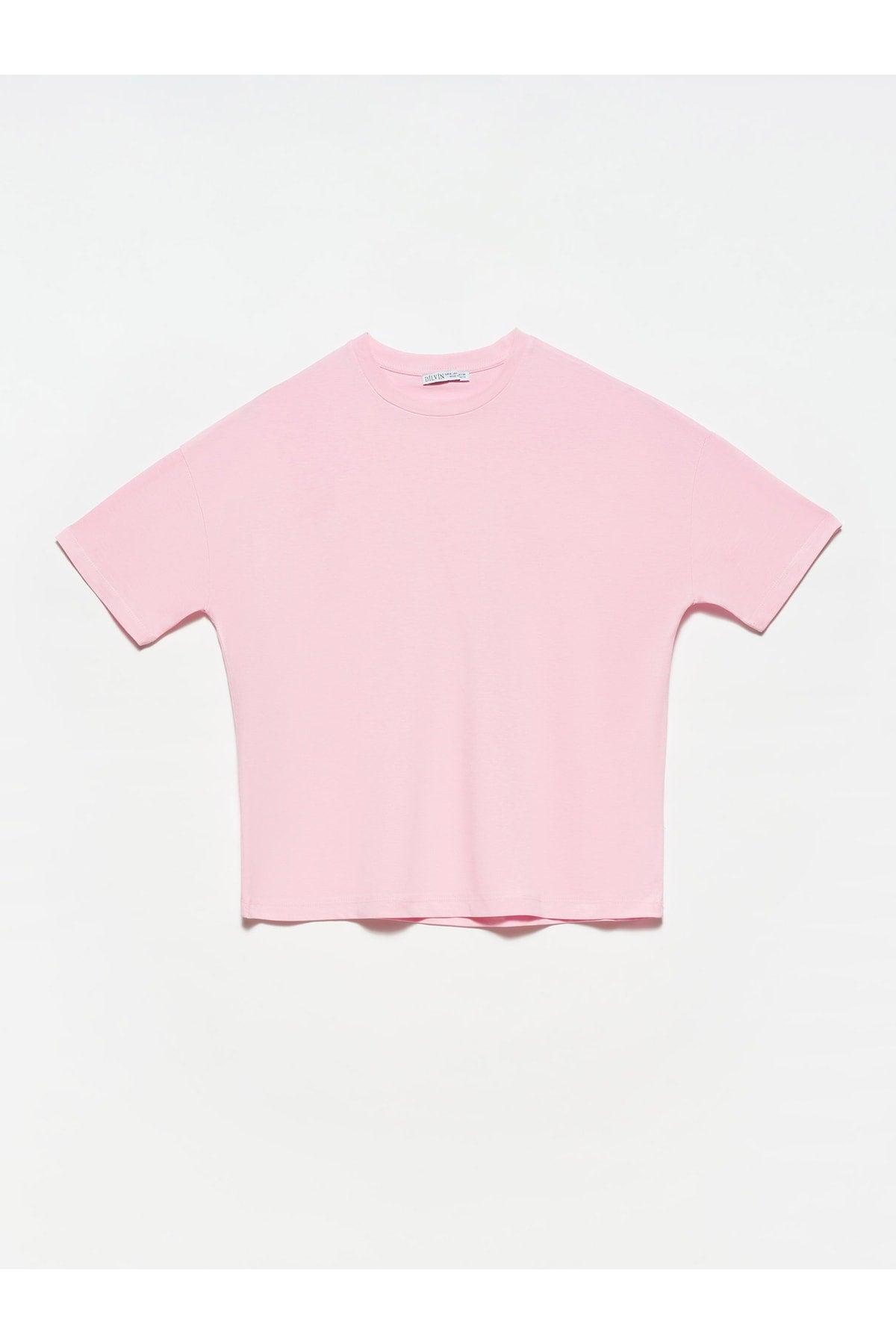 3683 Basic T-shirt Light Pink - Swordslife