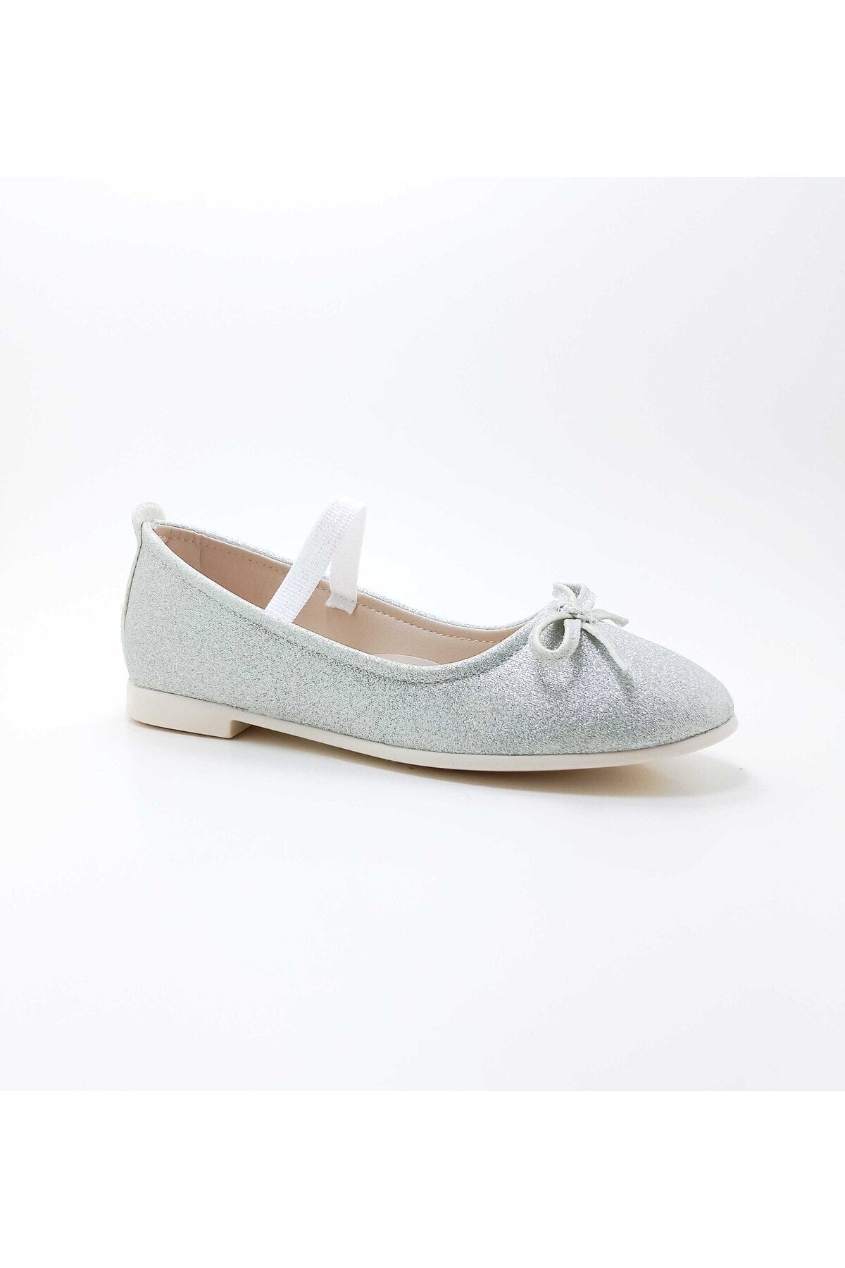 Girl's Elastic-Bow Detail Lightweight Flats(26-35 Num.)