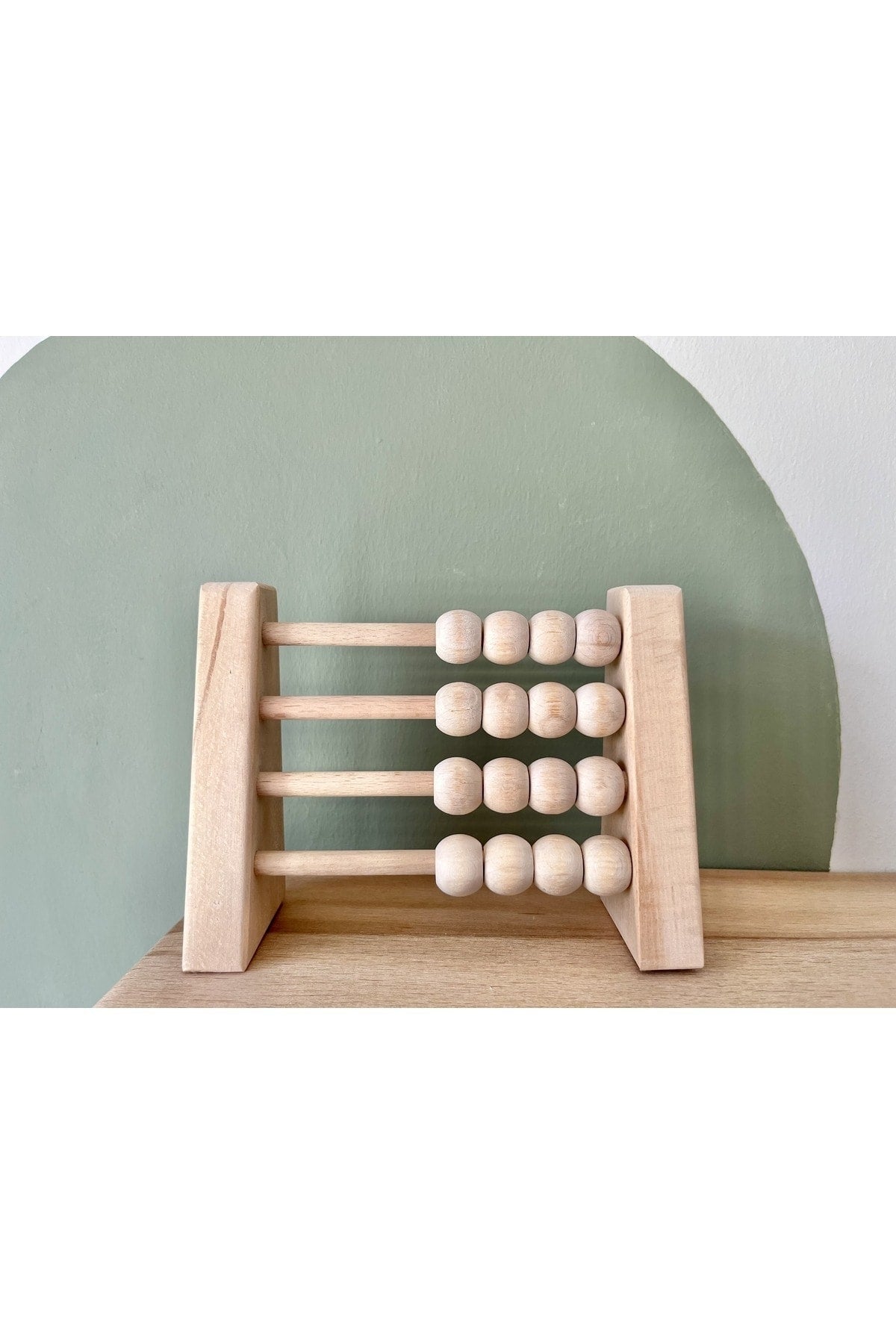 Natural Healthy Wooden Toy Montessori Abacus Analytical Intelligence Mathematics Kids Baby Room Decor