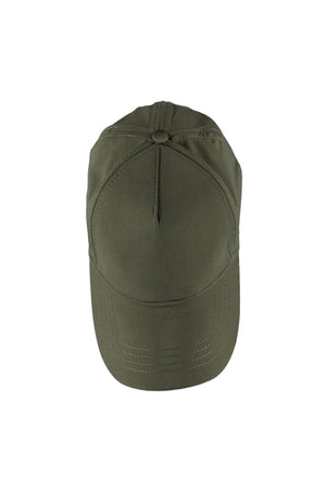 Summer Baseball Khaki Hat Adjustable Velcro Back