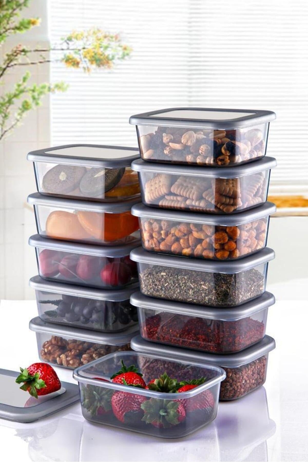 12 Lunch Box Breakfast Storage Containers