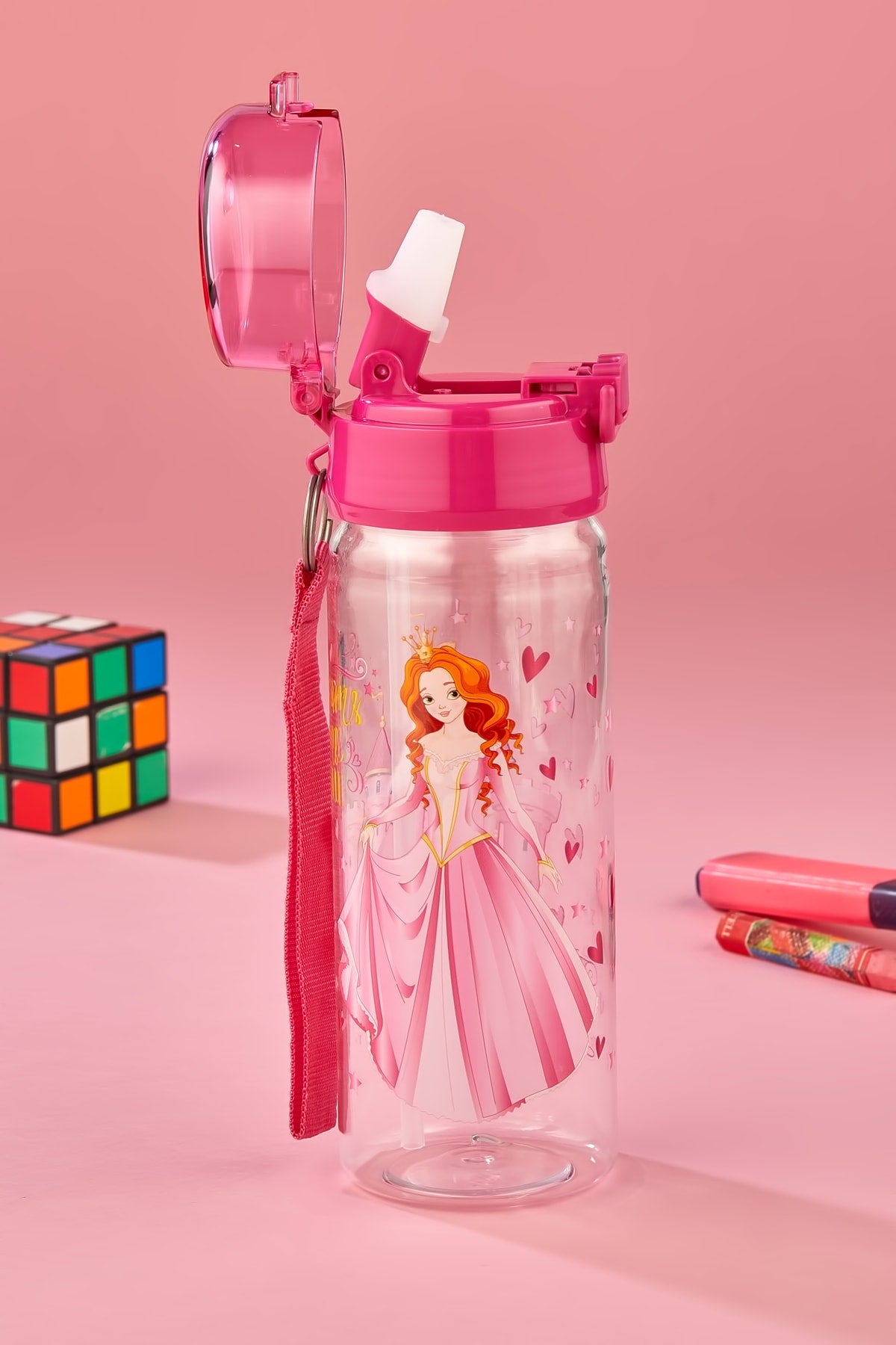 Healthy Polycarbonate Flask 500 Ml, Flask With Pipe 500 Ml Princess