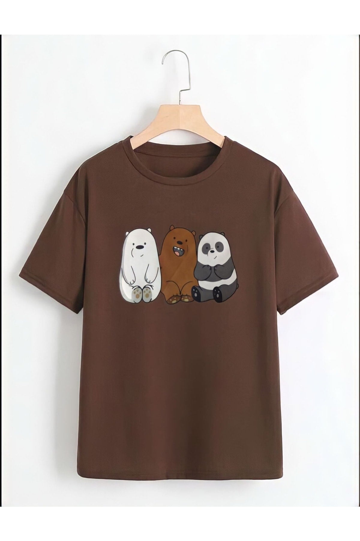 Pandas Printed Girls/Boys T-Shirt