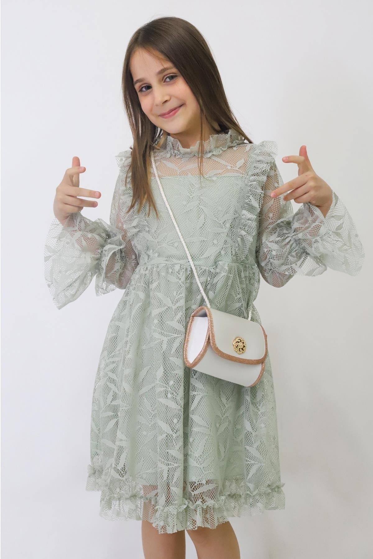 Girl Summer Dress With Bag (2023 NEW SEASON 134)